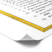 Goldene Lebensregeln Poster (Ecke)