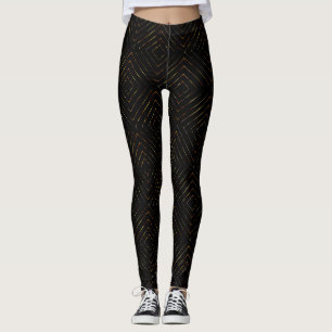 Goldene Leggings