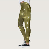 Goldene Leuchtenreihe Leggings (Links)