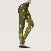 Goldene Leuchtenreihe Leggings (Rechts)