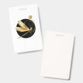 Goldene Libelle Ausweis (Vorder- & Rückseite)