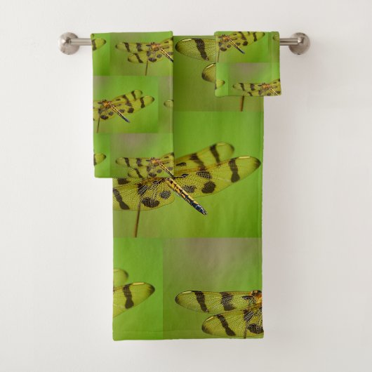 Goldene Libelle Badhandtuch Set (Insitu)