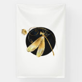 Goldene Libelle Banner (Vertikal)
