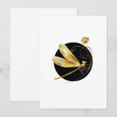 Goldene Libelle Begleitkarte (Vorne/Hinten)