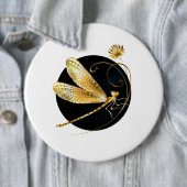 Goldene Libelle Button (Beispiel)