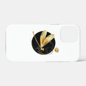 Goldene Libelle Case-Mate iPhone Hülle (Rückseite (Horizontal))