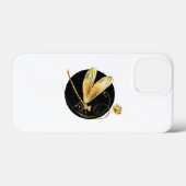 Goldene Libelle Case-Mate iPhone Hülle (Rückseite (Horizontal))