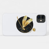 Goldene Libelle Case-Mate iPhone Hülle (Rückseite (Horizontal))