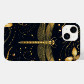 Goldene Libelle Case-Mate iPhone Hülle (Rückseite (Horizontal))