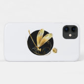 Goldene Libelle Case-Mate iPhone Hülle (Rückseite (Horizontal))