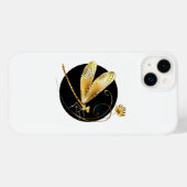 Goldene Libelle Case-Mate iPhone Hülle (Rückseite (Horizontal))