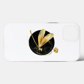 Goldene Libelle Case-Mate iPhone Hülle (Rückseite (Horizontal))