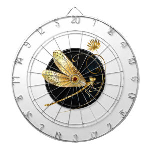 Goldene Libelle Dartscheibe