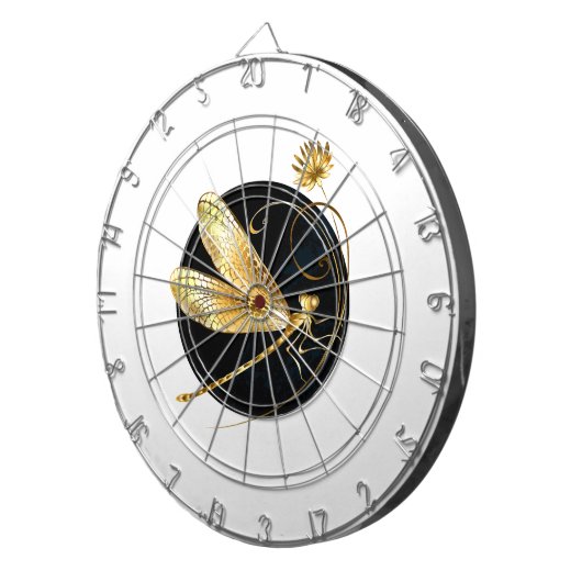 Goldene Libelle Dartscheibe (Vorderseite rechts)