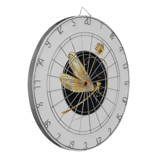 Goldene Libelle Dartscheibe (Vorderseite Links)