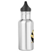 Goldene Libelle Edelstahlflasche (Links)