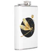 Goldene Libelle Flachmann (Rechts)