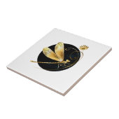 Goldene Libelle Fliese (Seite)