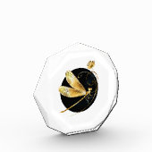 Goldene Libelle Fotoblock (Links)