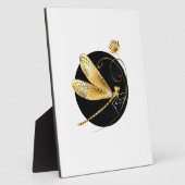 Goldene Libelle Fotoplatte (Seite)
