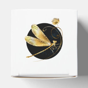 Goldene Libelle Geschenkschachtel