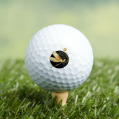 Goldene Libelle Golfball (Insitu T-Shirt)