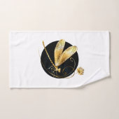 Goldene Libelle Handtuch (Handtuch)