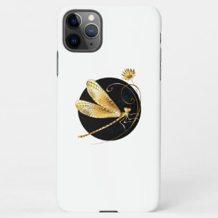 Goldene Libelle iPhone 11Pro Max Hülle