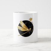 Goldene Libelle Jumbo-Tasse (Vorderseite)