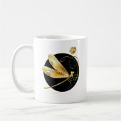 Goldene Libelle Kaffeetasse (Links)