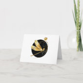 Goldene Libelle Karte (Vorderseite)