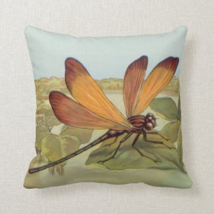 Goldene Libelle Kissen