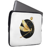Goldene Libelle Laptopschutzhülle (Vorne Rechts)