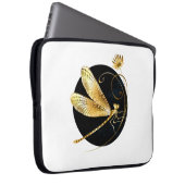 Goldene Libelle Laptopschutzhülle (Vorne Rechts)