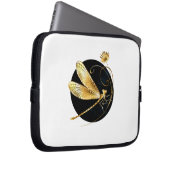 Goldene Libelle Laptopschutzhülle (Vorne Rechts)