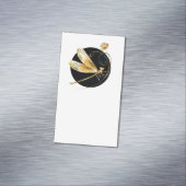 Goldene Libelle Magnetische Visitenkarte (Beispiel)