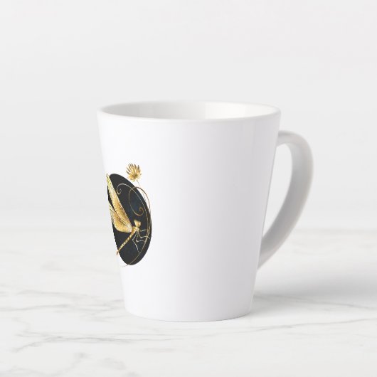 Goldene Libelle Milchtasse (Rechte Ecke)
