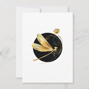 Goldene Libelle Mitteilungskarte