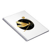 Goldene Libelle Notizblock (Rechte Seite)