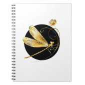 Goldene Libelle Notizblock (Vorderseite)