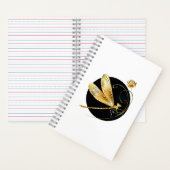 Goldene Libelle Notizblock (Innen)