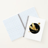 Goldene Libelle Notizblock (Innenseite)
