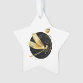 Goldene Libelle Ornament (Vorderseite)
