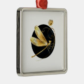 Goldene Libelle Ornament Aus Metall (Rechts)