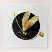 Goldene Libelle Puzzle (Horizontal)