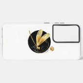 Goldene Libelle Samsung Galaxy Hülle (Rückseite (Horizontal))