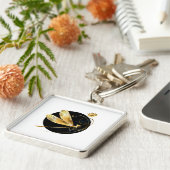 Goldene Libelle Schlüsselanhänger (Seite)