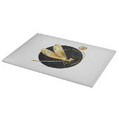 Goldene Libelle Schneidebrett (Ecke)