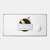 Goldene Libelle Schreibtischunterlage (Tastatur & Maus)