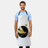 Goldene Libelle Schürze (Getragen)